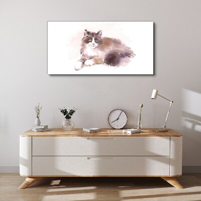 Abstract watercolor animal Canvas Wall art