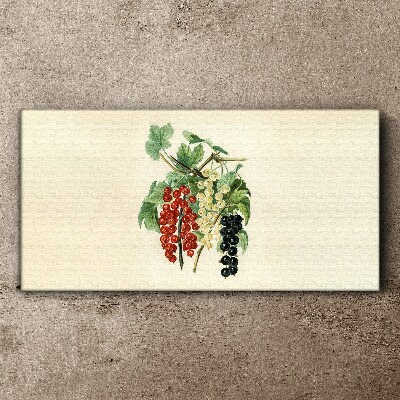 Fruit branch leaves Canvas Wall art