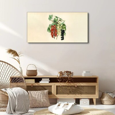 Fruit branch leaves Canvas Wall art