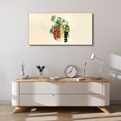 Fruit bouquet with currants Canvas wall art