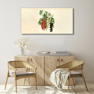 Fruit branch leaves Canvas Wall art