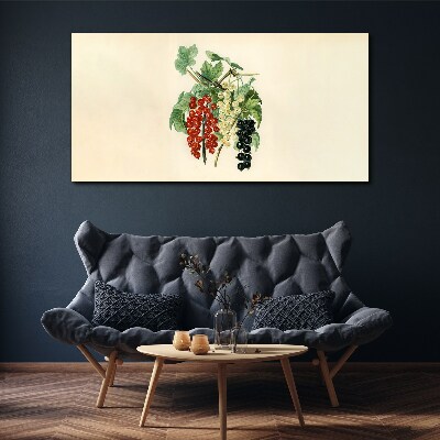 Fruit bouquet with currants Canvas wall art