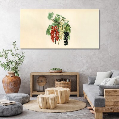 Fruit bouquet with currants Canvas wall art