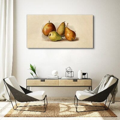 Fruits in harmonious shades Print on canvas