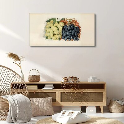Grapes in harmony of colors Canvas wall art