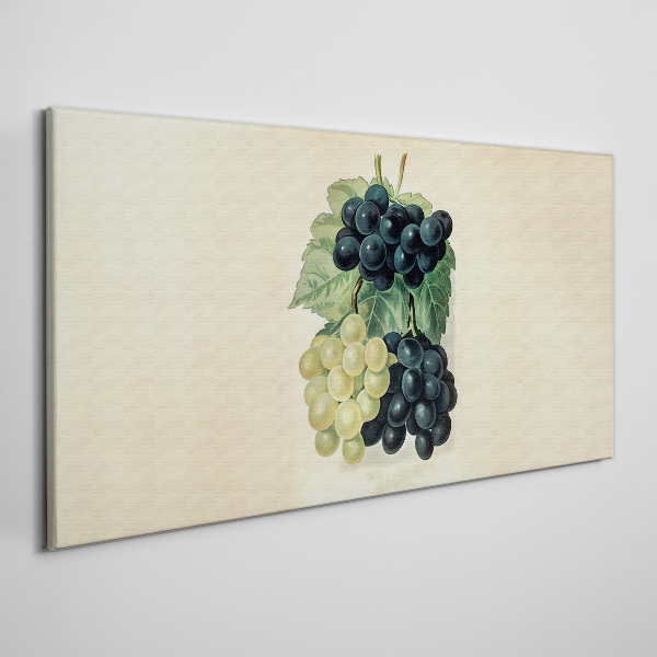 Fruit grapes leaves Canvas Wall art