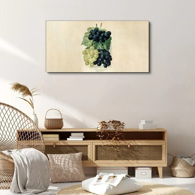 Fruity duo of grapes Print on canvas