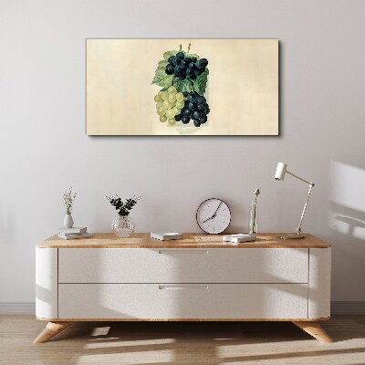 Fruity duo of grapes Print on canvas