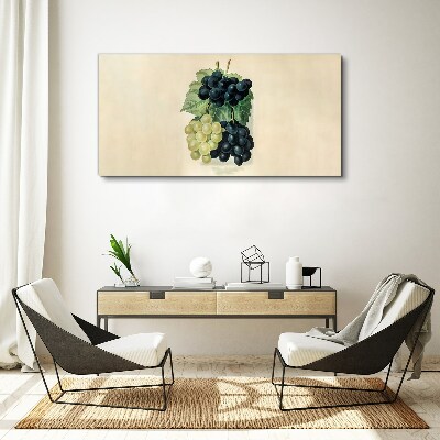 Fruity duo of grapes Print on canvas