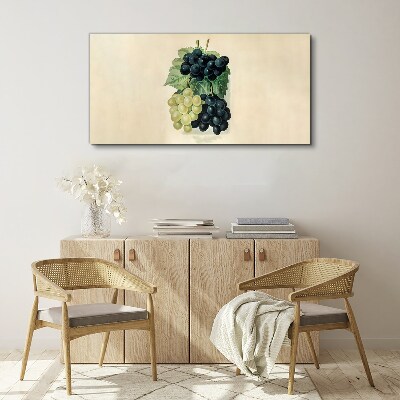 Fruit grapes leaves Canvas Wall art