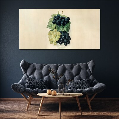 Fruity duo of grapes Print on canvas