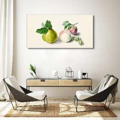 Fruit branch leaves Canvas Wall art