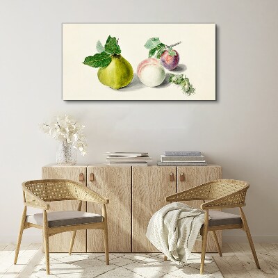 Fruit branch leaves Canvas Wall art