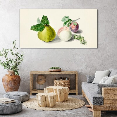 Fruit branch leaves Canvas Wall art