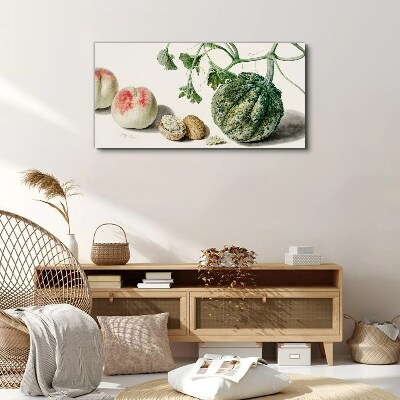 Fruits and nuts in harmony Canvas wall art
