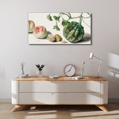 Fruits and nuts in harmony Canvas wall art