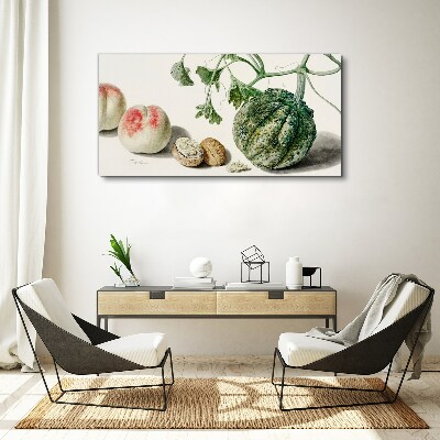 Fruits and nuts in harmony Canvas wall art