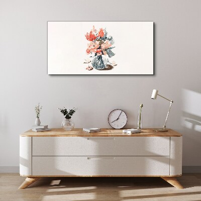 Figure flowers plant Canvas Wall art