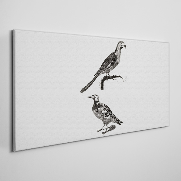 Birds on a branch Canvas wall art