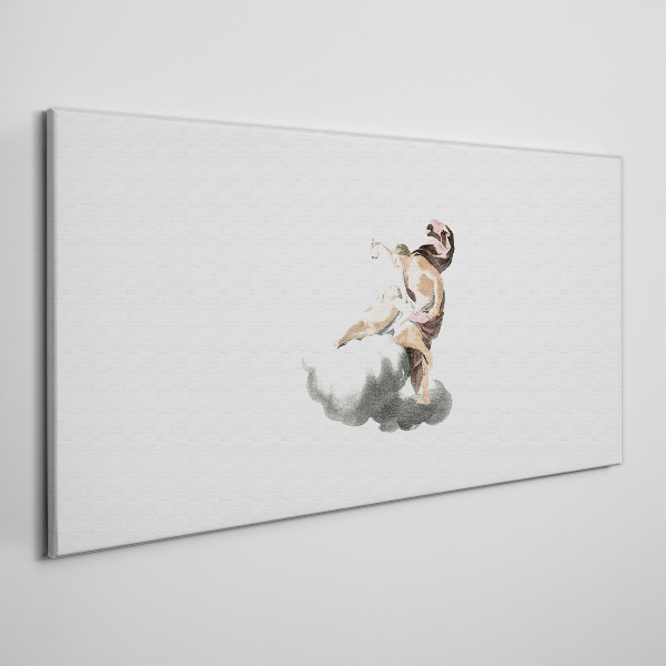 Angel on a cloud Print on canvas