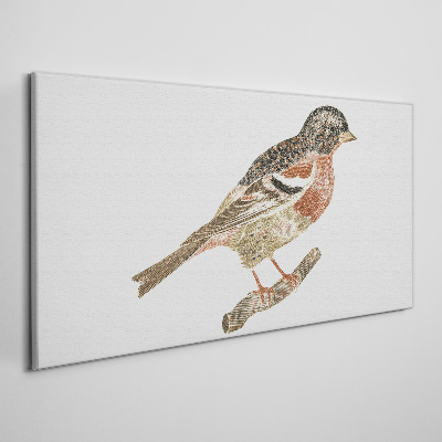 Figure animal bird branch Canvas Wall art