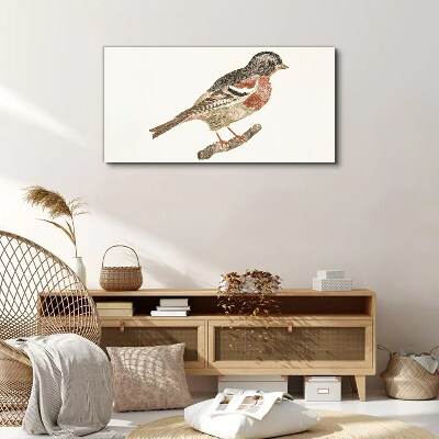 Figure animal bird branch Canvas Wall art