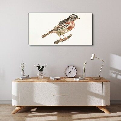 Figure animal bird branch Canvas Wall art