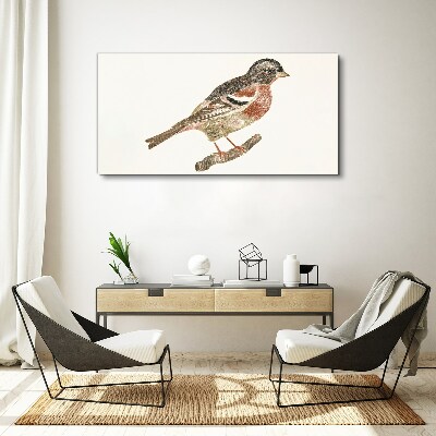 Figure animal bird branch Canvas Wall art