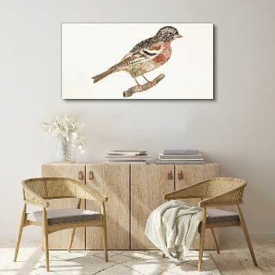 Figure animal bird branch Canvas Wall art