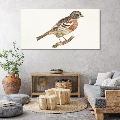 Figure animal bird branch Canvas Wall art