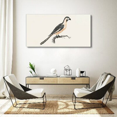 Figure animal bird branch Canvas Wall art