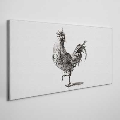 Figure animal bird chicken Canvas Wall art
