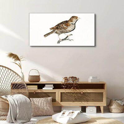 Figure animal bird branch Canvas Wall art