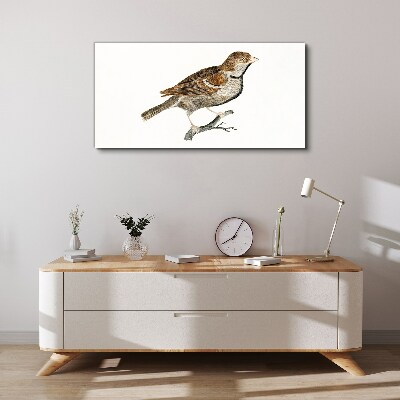 Figure animal bird branch Canvas Wall art