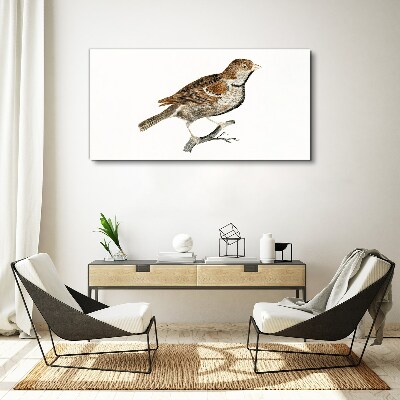 Figure animal bird branch Canvas Wall art