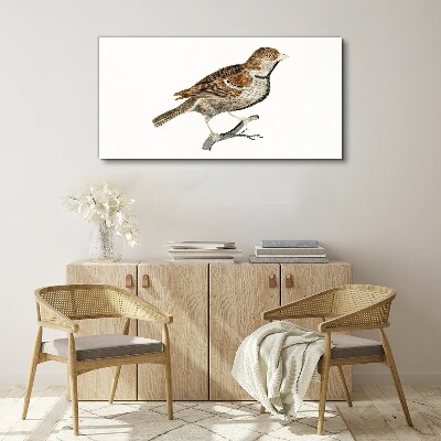 Figure animal bird branch Canvas Wall art