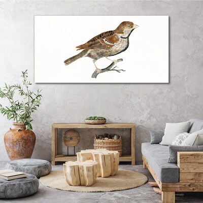 Figure animal bird branch Canvas Wall art