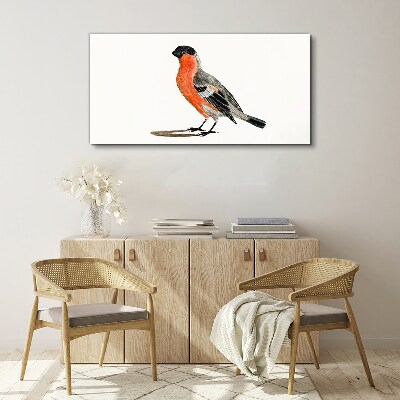 Drawing animal bird Canvas Wall art