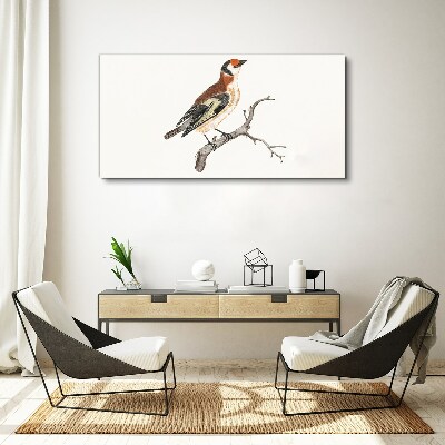 Figure animal bird branch Canvas Wall art