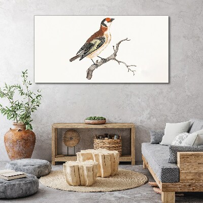 Figure animal bird branch Canvas Wall art