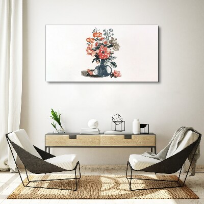 Figure flowers plant Canvas Wall art