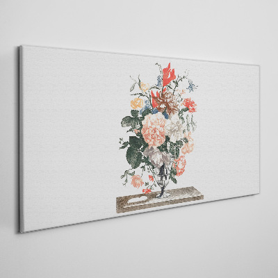 Figure flowers plant Canvas Wall art