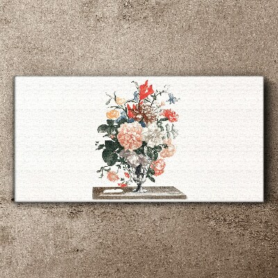 Figure flowers plant Canvas Wall art