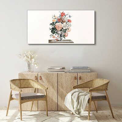 Figure flowers plant Canvas Wall art