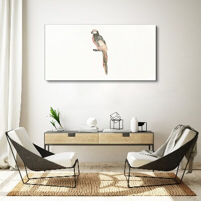 Bird on a branch Canvas wall art