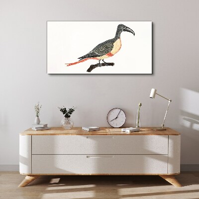 Figure animal bird branch Canvas Wall art