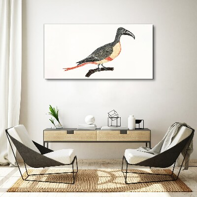 Figure animal bird branch Canvas Wall art