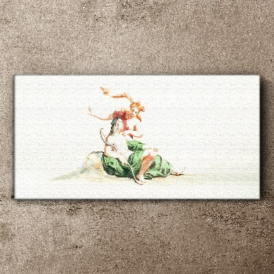 Love in the shadow Canvas wall art