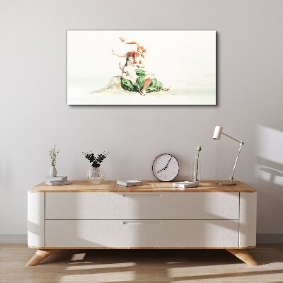Love in the shadow Canvas wall art