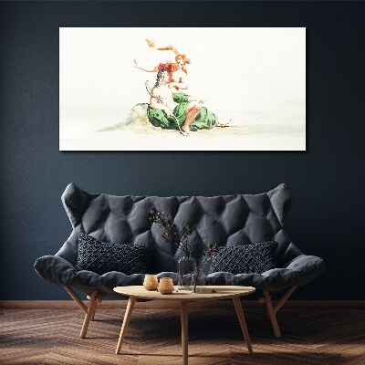 Love in the shadow Canvas wall art